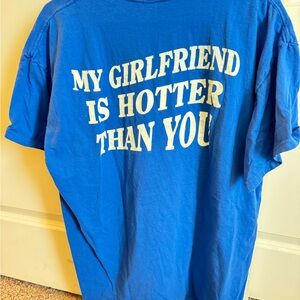 Gildan Blue Graphic Tee - Bold Statement